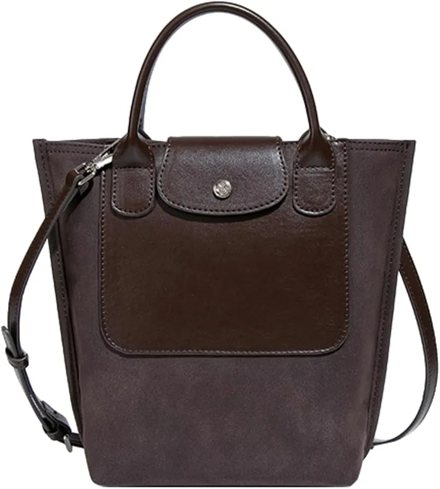 2025 Tote Bag Purse for Women Vintage Bucket Handbag Shoulder Crossbody Bag Frosted Top Handle Handbags Purses Satchels
