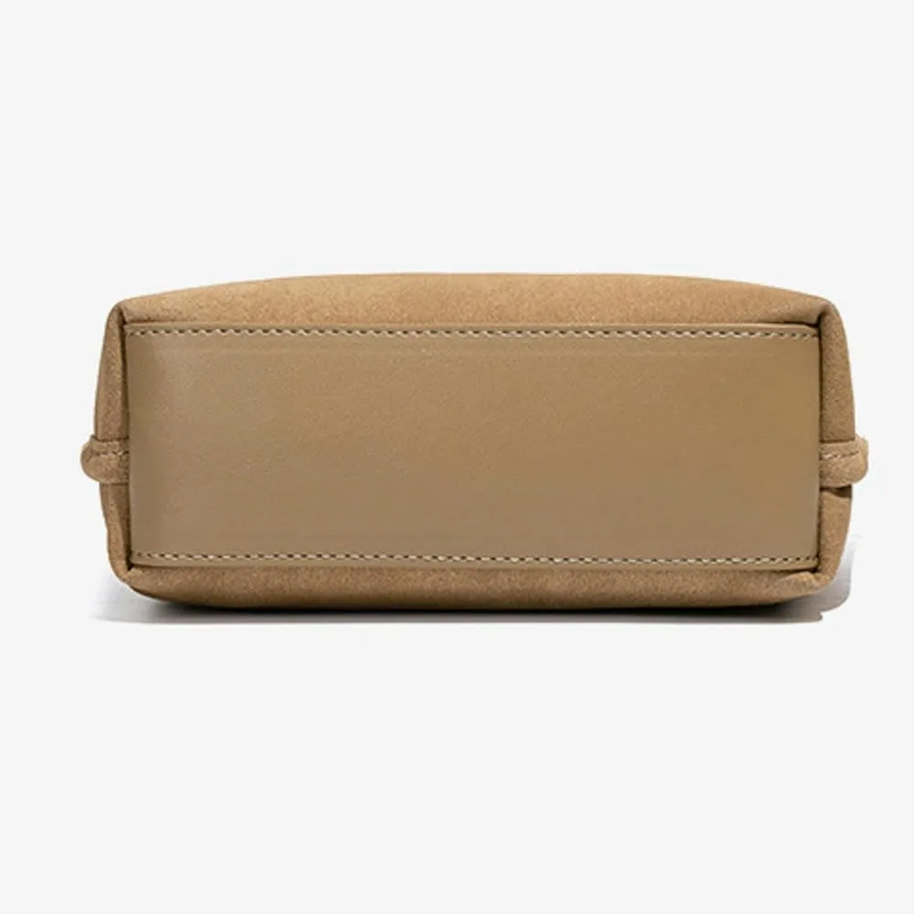 2025 Tote Bag Purse for Women Vintage Bucket Handbag Shoulder Crossbody Bag Frosted Top Handle Handbags Purses Satchels
