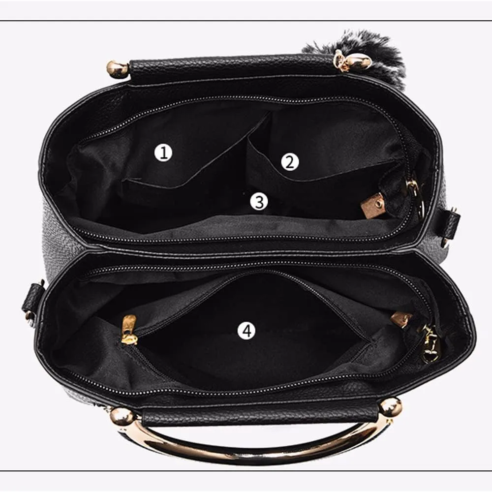 3D Floral Satchel Bag Womens Handbags Faux Leather Medium Tote Bags Top Handle Handbag Crossbody Bag Shoulder Bag, Green