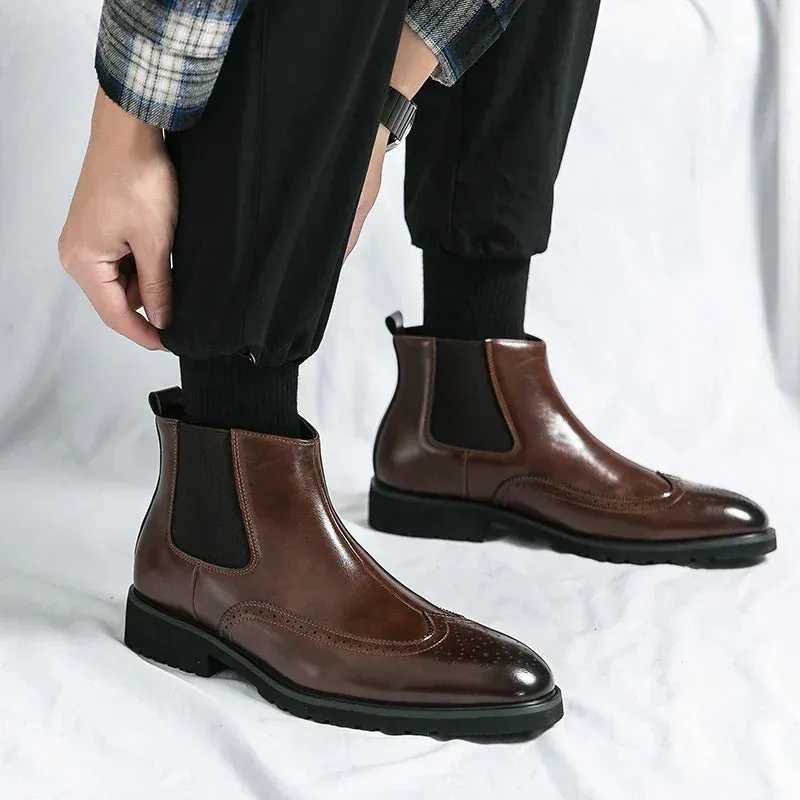Adriel | Authentic Leather Chelsea Boots
