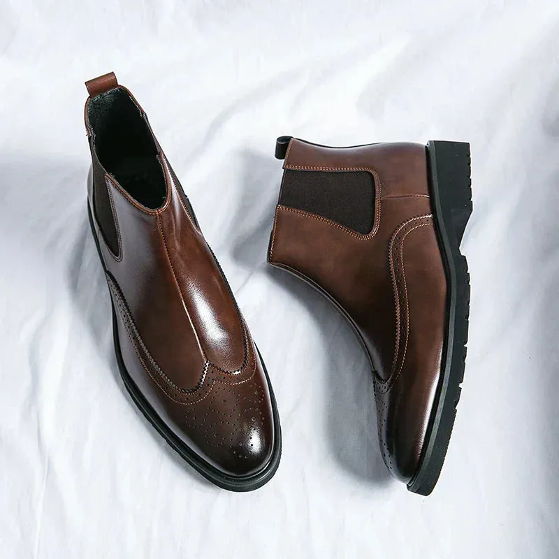 Adriel | Authentic Leather Chelsea Boots