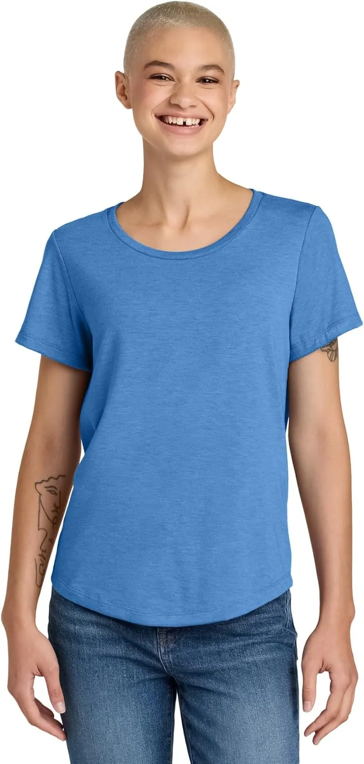 Allmade Women's Relaxed Tri-Blend Scoop Neck T-Shirt