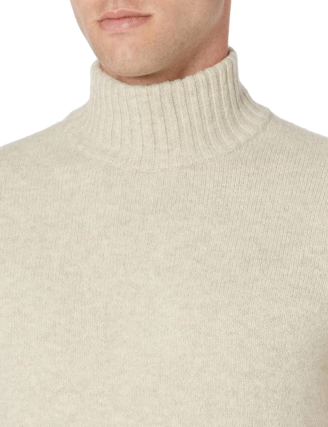 Amazon Essentials Men's Long-Sleeve Soft Touch Turtleneck Sweater