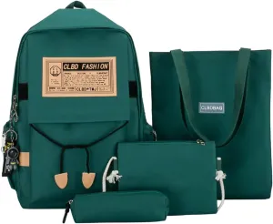 Anti Theft Backpack with Secured Zipper Lightweight Casual Comfortable Shoulder Lunch Bags Womens Work Backpack(Green)