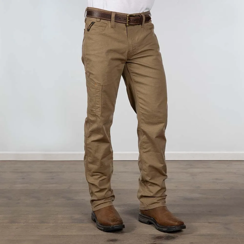 ARIAT Men's Rebar M4 Relaxed Durastretch Made Tough Stackable Straight Leg Pant