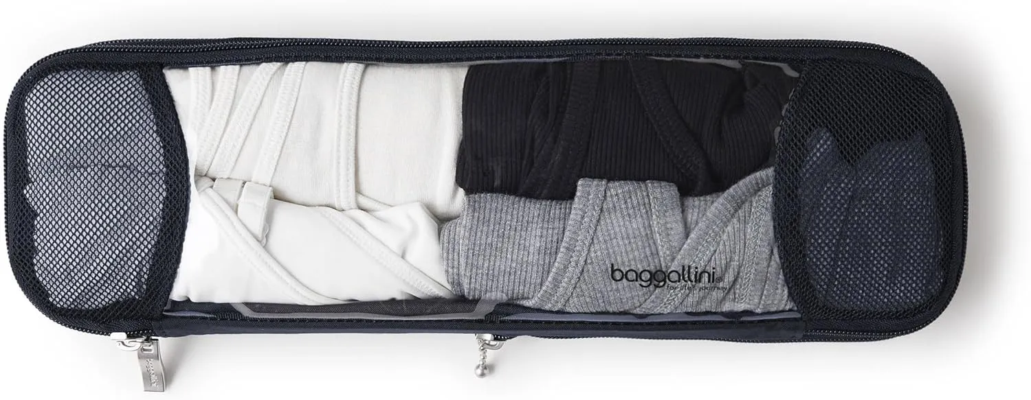 Baggallini Long Compression Cube - Lightweight Compression Packing Cube for Travel