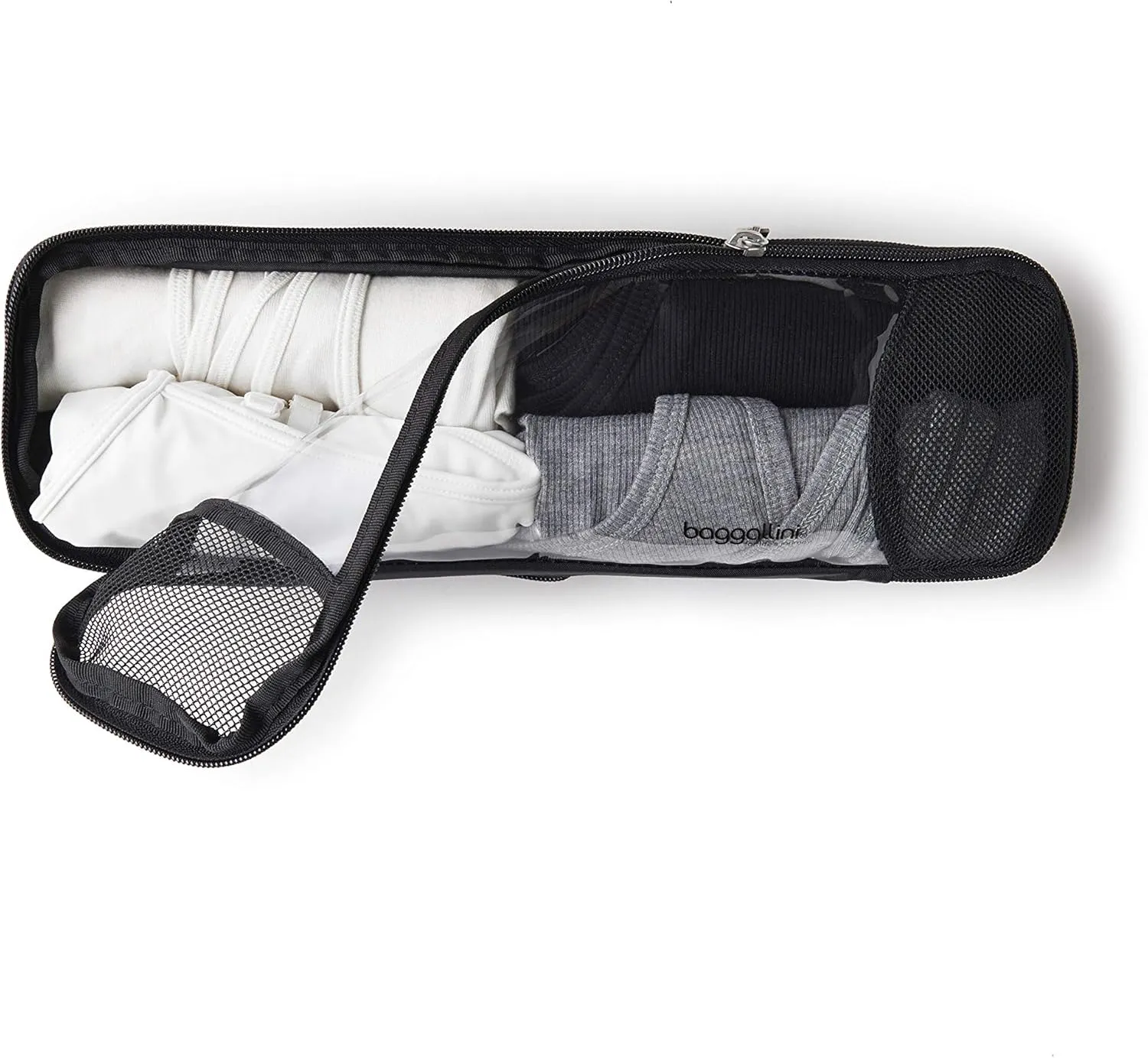 Baggallini Long Compression Cube - Lightweight Compression Packing Cube for Travel