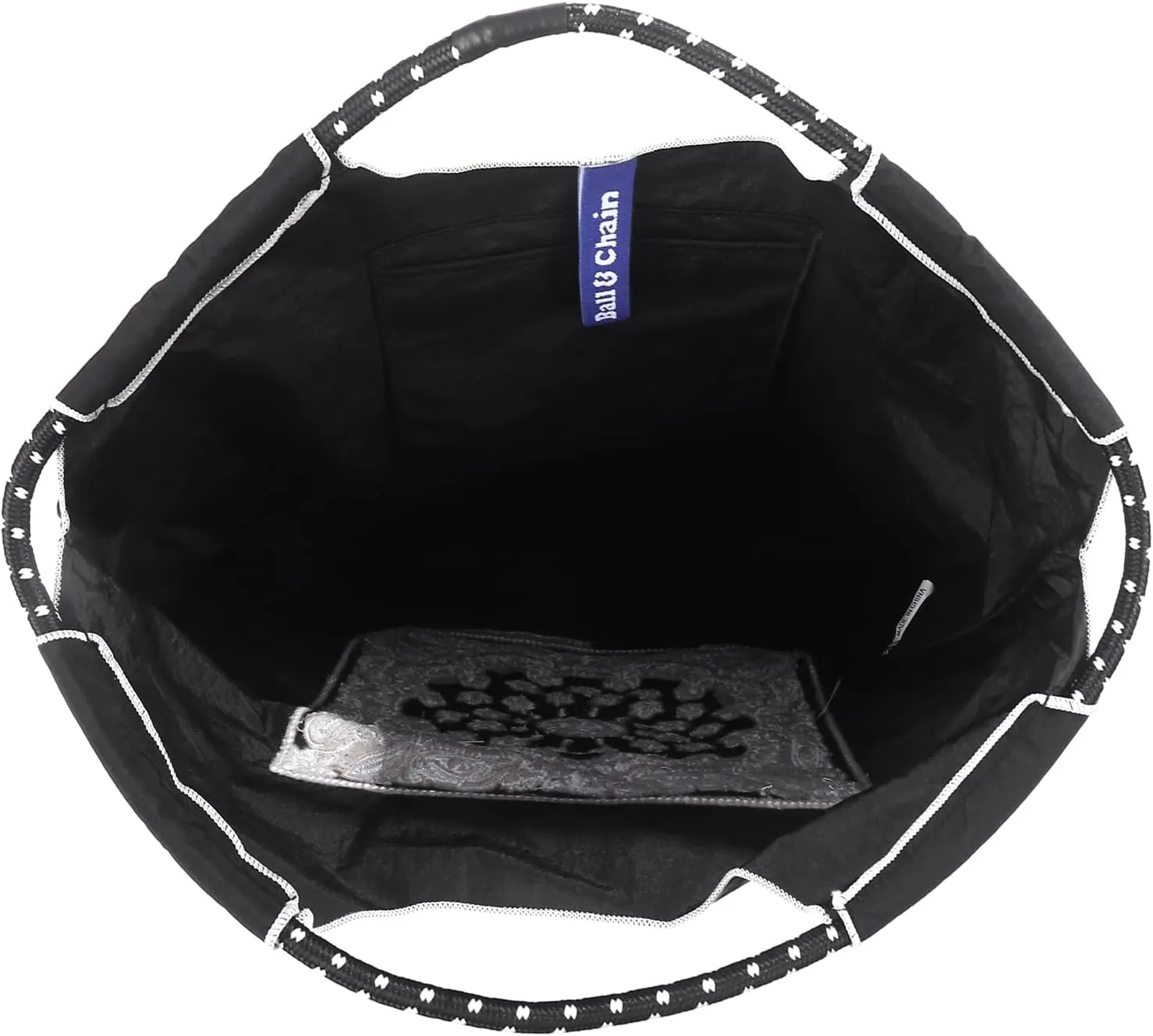 Ball&Chain Summer Embroidery Beach Tote Bag - Stylish, Spacious, and Perfect for Women,Mom, Friends Great Gift.