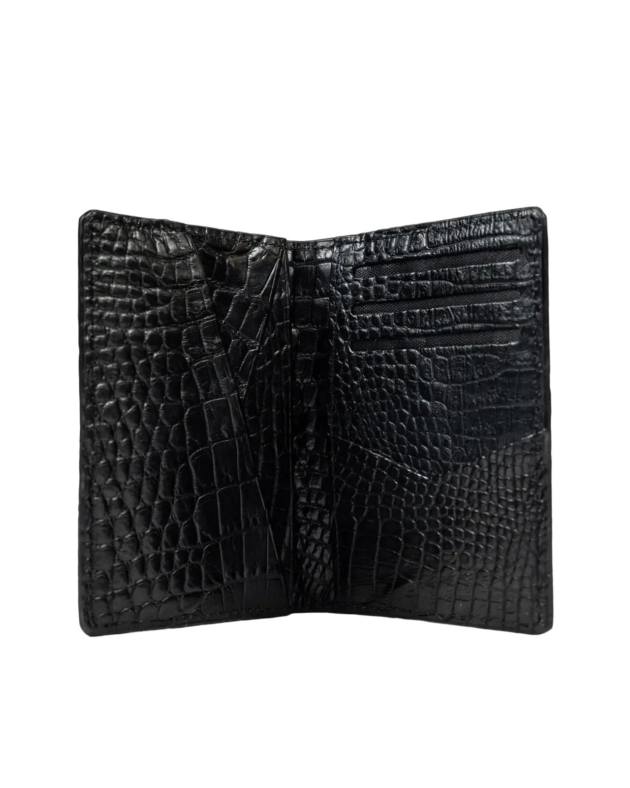 BLACK LEATHER WALLET