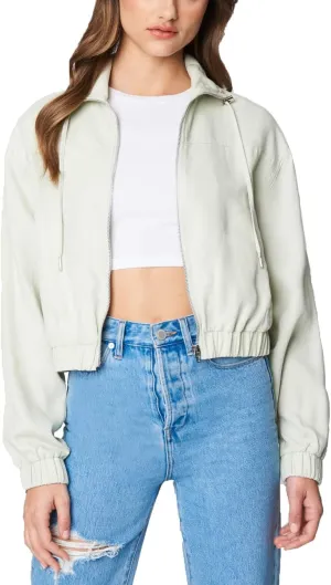 [BLANKNYC] womens Utility Jackets With Zipper Pocket Detail, Comfortable & Stylish Clothing Coats