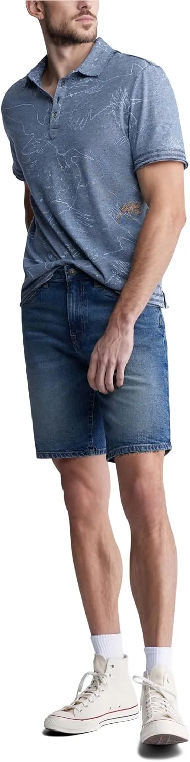 Buffalo David Bitton Men's Relaxed Straight Dean Denim Shorts