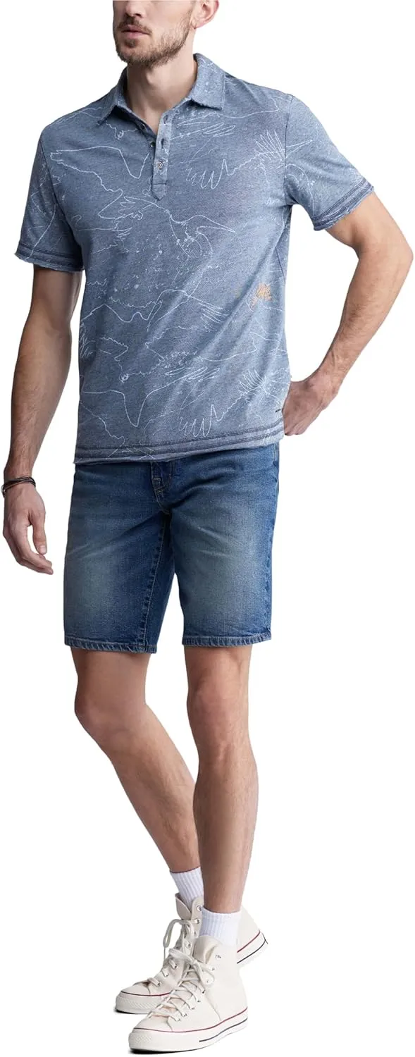 Buffalo David Bitton Men's Relaxed Straight Dean Denim Shorts