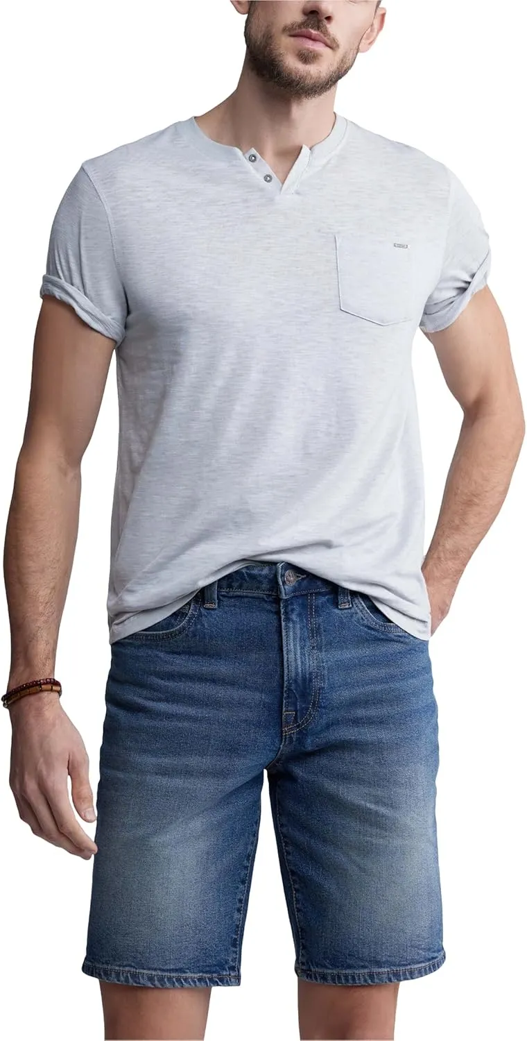 Buffalo David Bitton Men's Relaxed Straight Dean Denim Shorts