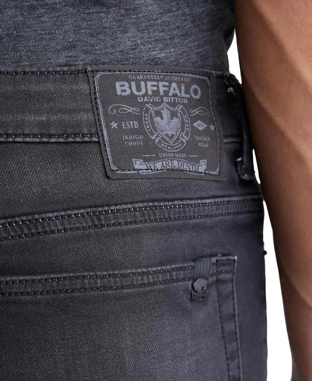 Buffalo David Bitton Men's Relaxed Straight Dean Denim Shorts
