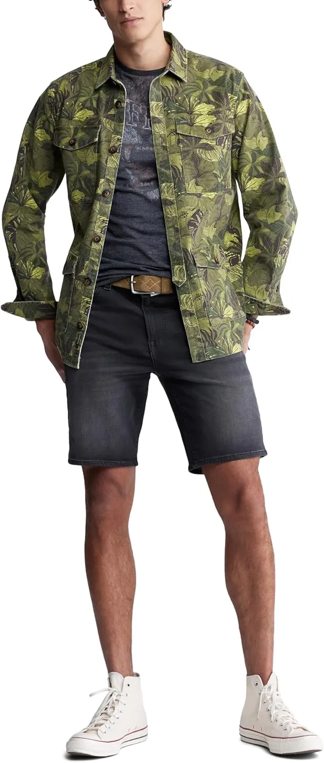 Buffalo David Bitton Men's Relaxed Straight Dean Denim Shorts