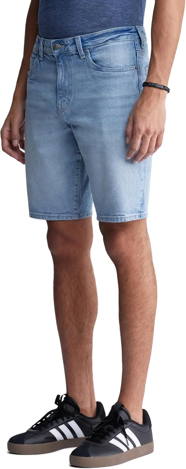 Buffalo David Bitton Men's Relaxed Straight Dean Denim Shorts