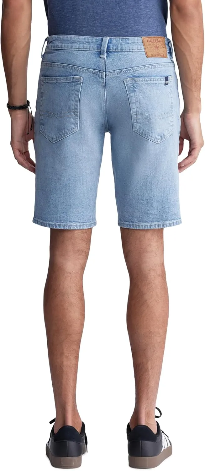 Buffalo David Bitton Men's Relaxed Straight Dean Denim Shorts