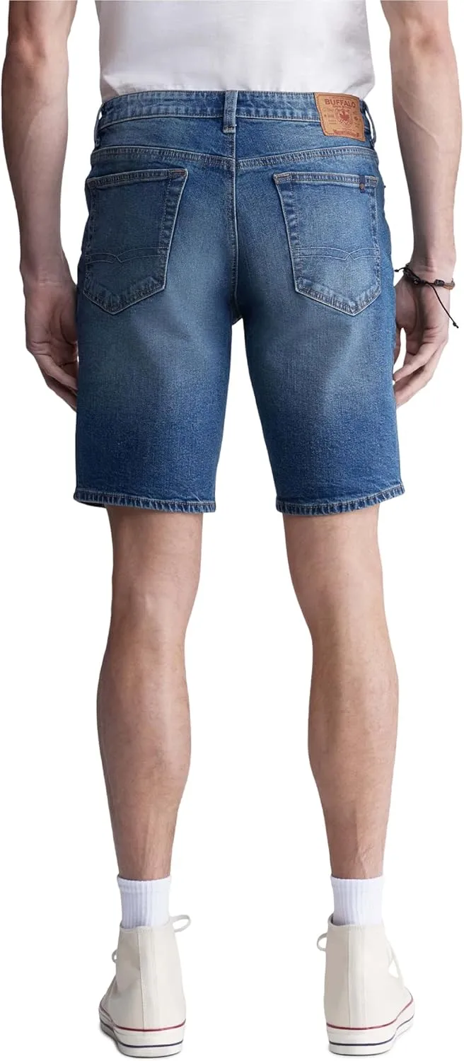 Buffalo David Bitton Men's Relaxed Straight Dean Denim Shorts