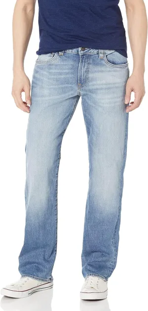 Buffalo David Bitton Men's Relaxed Straight Leg Driven Jean with Stretch Fabric