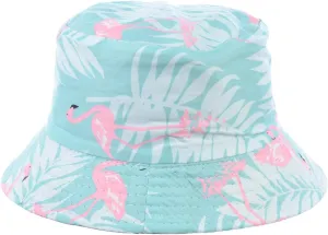 BYOS Unisex Trendy Reversible Lightweight Printed Bucket Hat Packable Outdoor