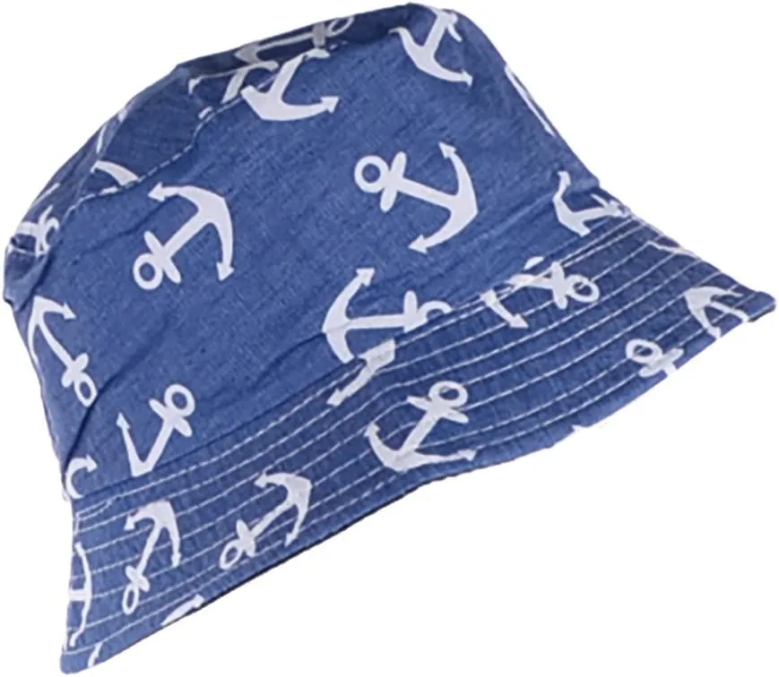 BYOS Unisex Trendy Reversible Lightweight Printed Bucket Hat Packable Outdoor