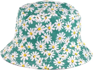 BYOS Unisex Trendy Reversible Lightweight Printed Bucket Hat Packable Outdoor