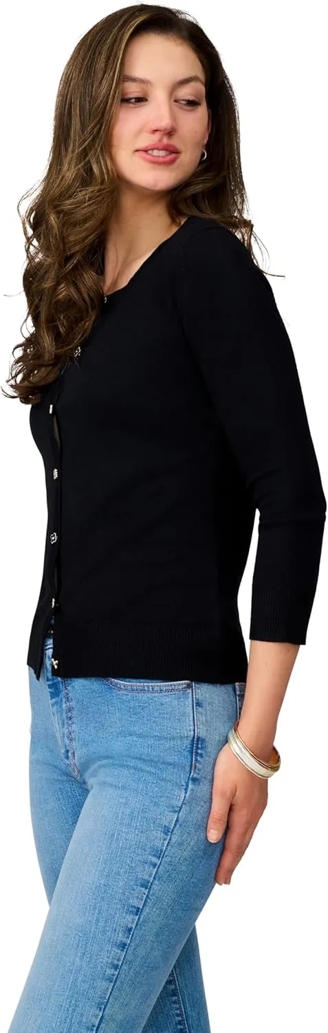 Cable & Gauge Novelty Button Cardigan