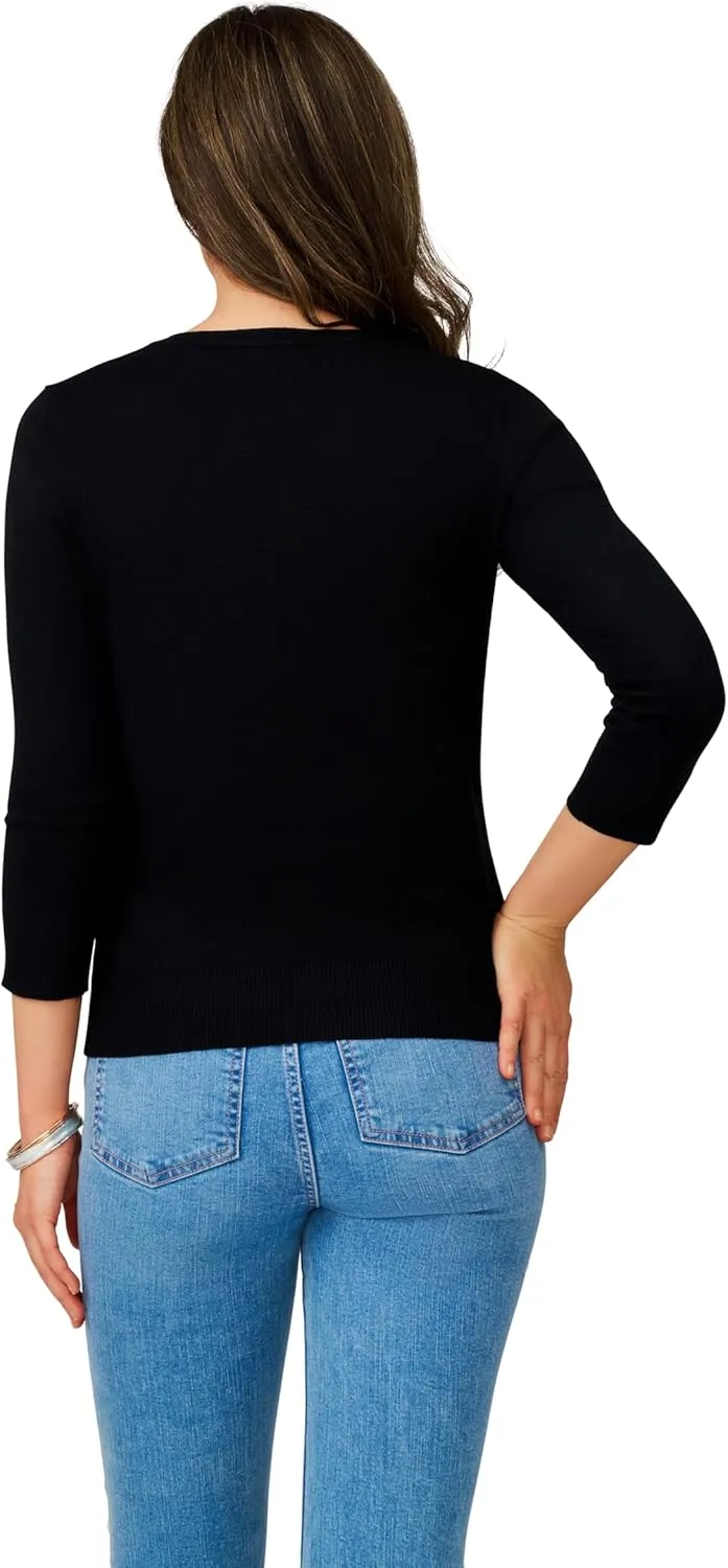 Cable & Gauge Novelty Button Cardigan