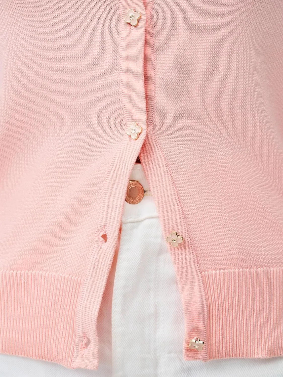 Cable & Gauge Novelty Button Cardigan