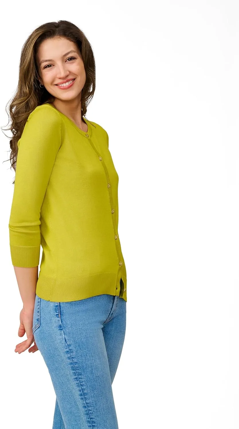 Cable & Gauge Novelty Button Cardigan