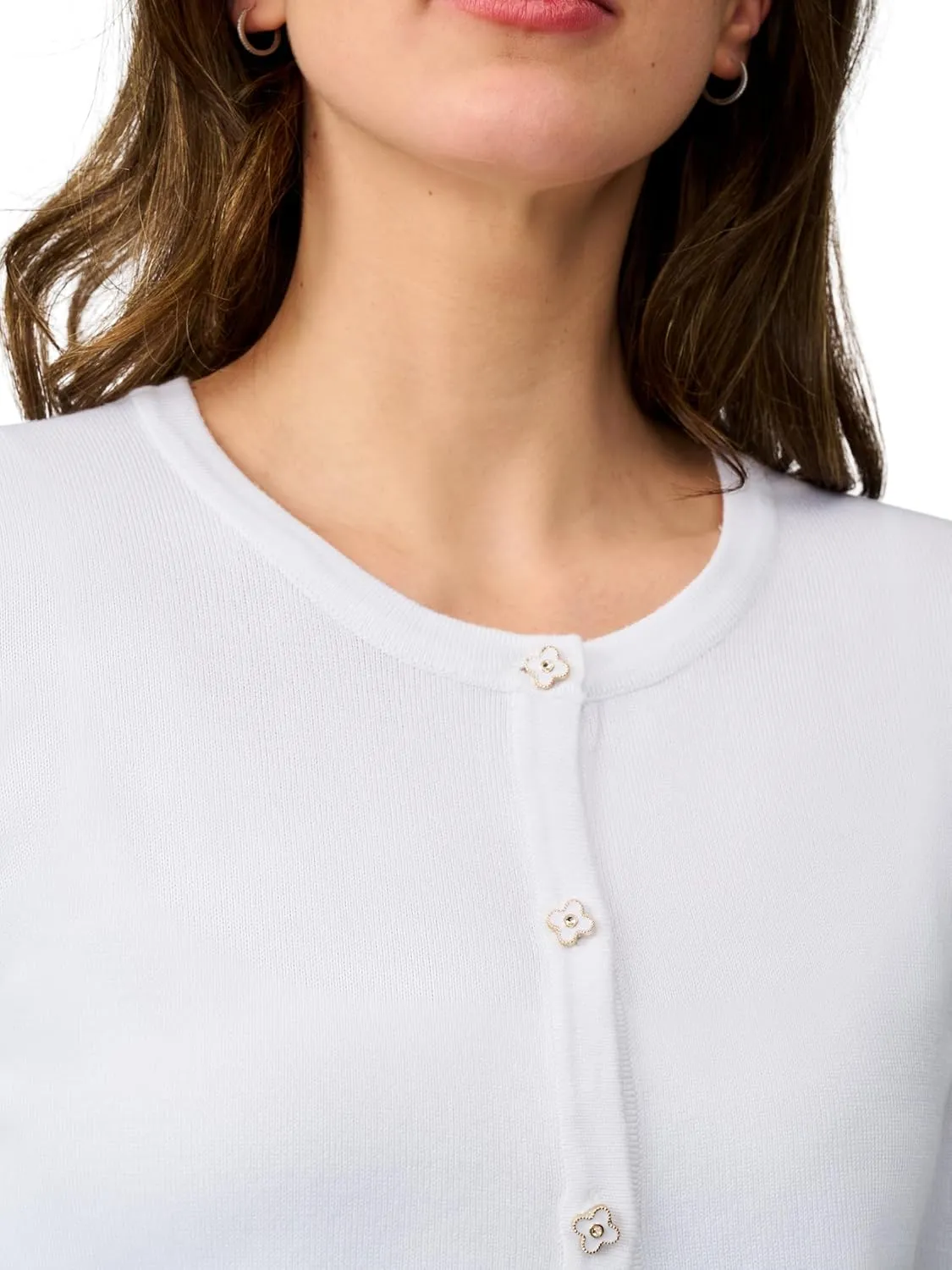 Cable & Gauge Novelty Button Cardigan