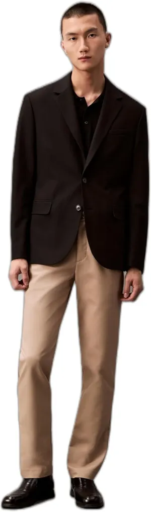 Calvin Klein Men's Modern Stretch Wrinkle Resistant Chino Pants in Slim Fit