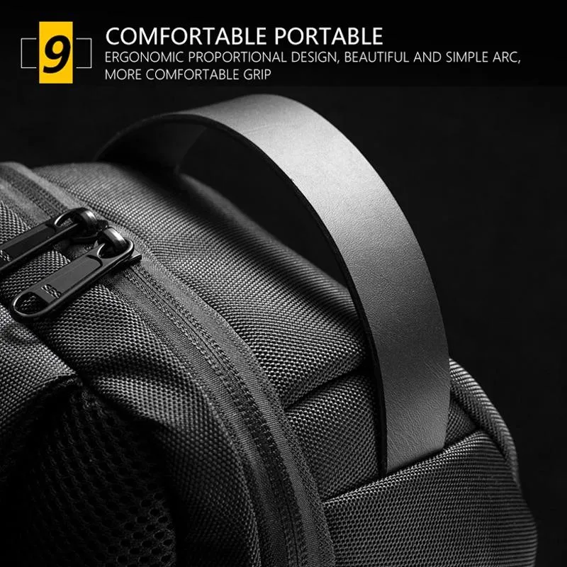 Canvas Anti Theft Chest Bag For Men Blue One Shoulder Design