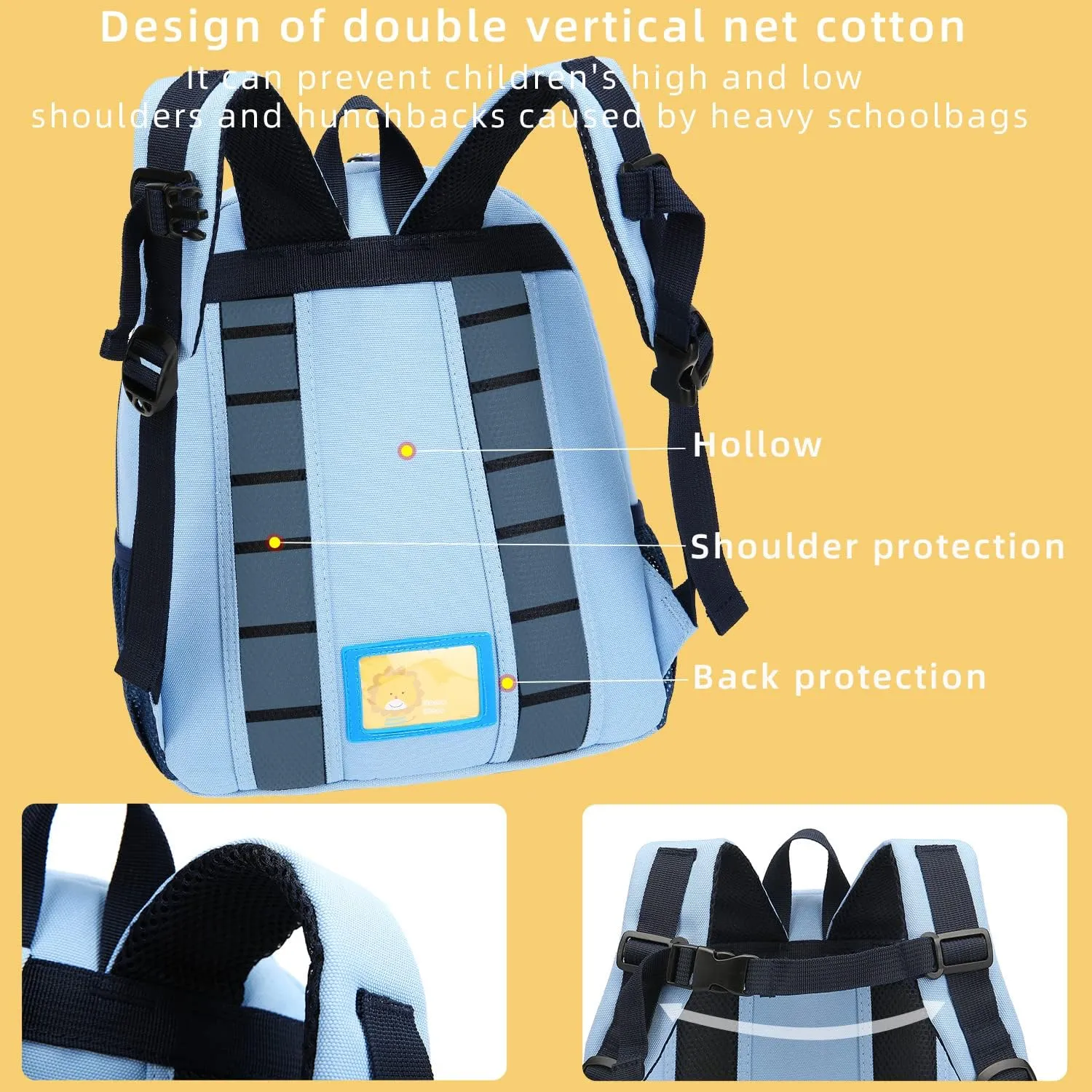 Car Dinosaur Kids Toddler Backpack for Boys and Girls Children Waterproof Preschool Bag(Blue Music Party)