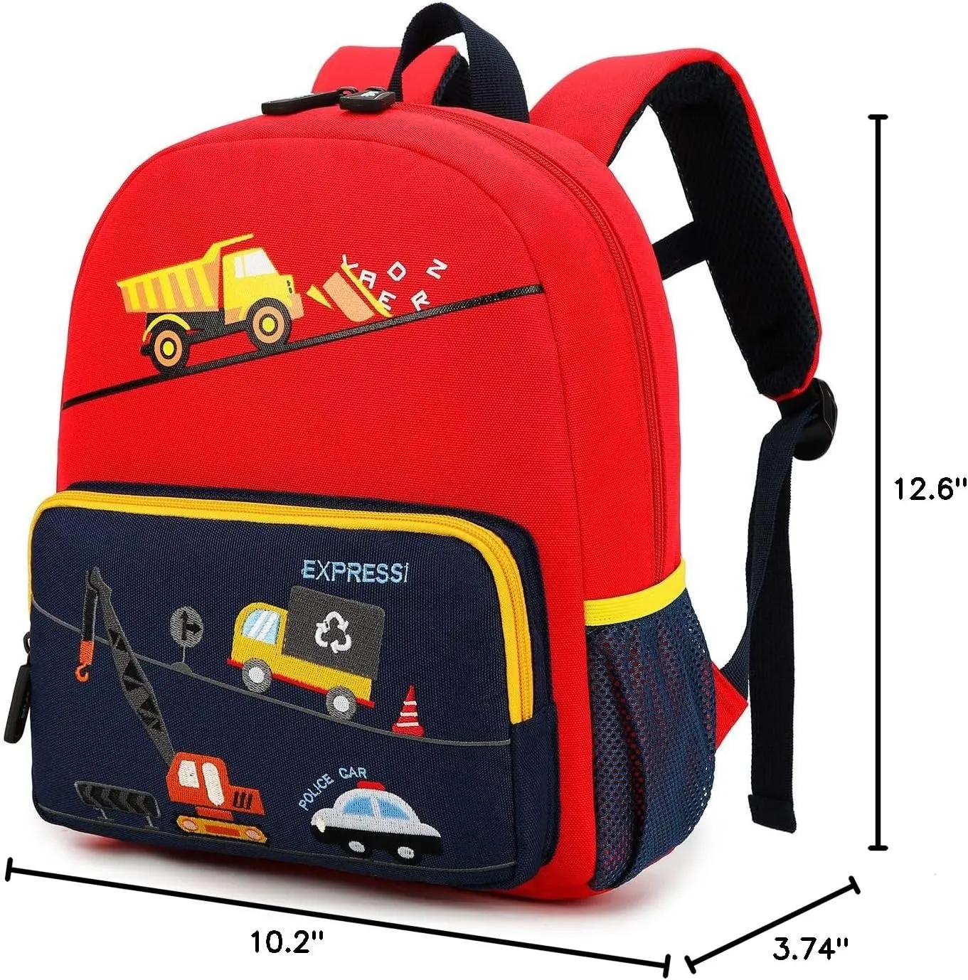Car Dinosaur Kids Toddler Backpack for Boys and Girls Children Waterproof Preschool Bag(Bus)