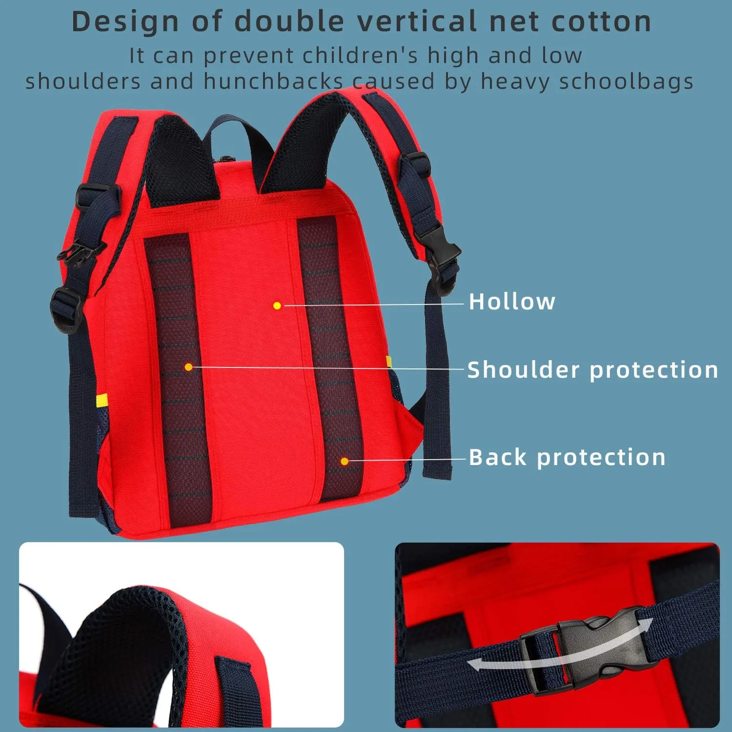 Car Dinosaur Kids Toddler Backpack for Boys and Girls Children Waterproof Preschool Bag(Bus)