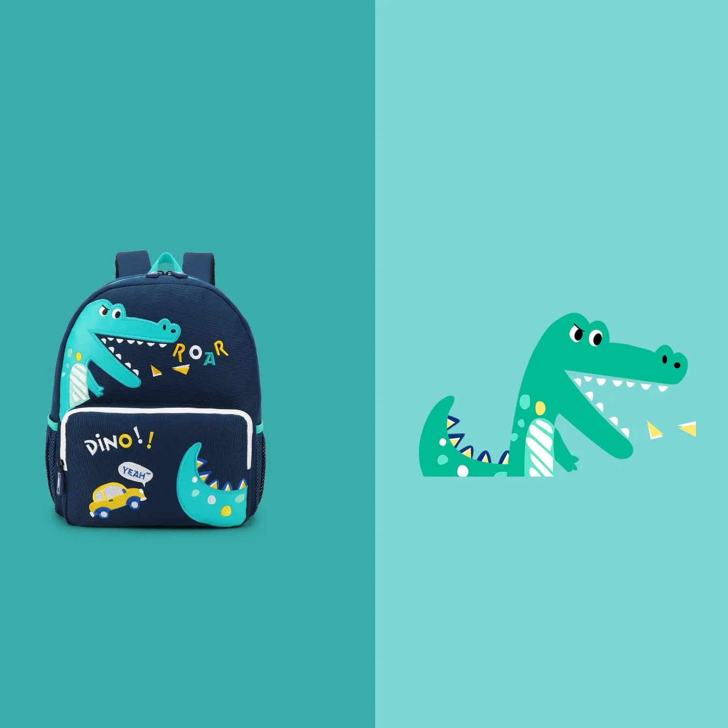 Car Dinosaur Kids Toddler Backpack for Boys and Girls Children Waterproof Preschool Bag(Dinosaur)