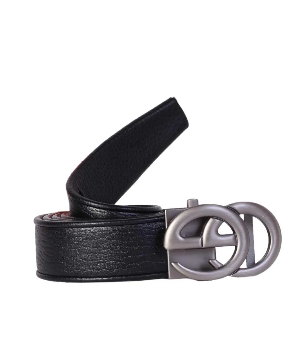 Champion Men black Leather Belt