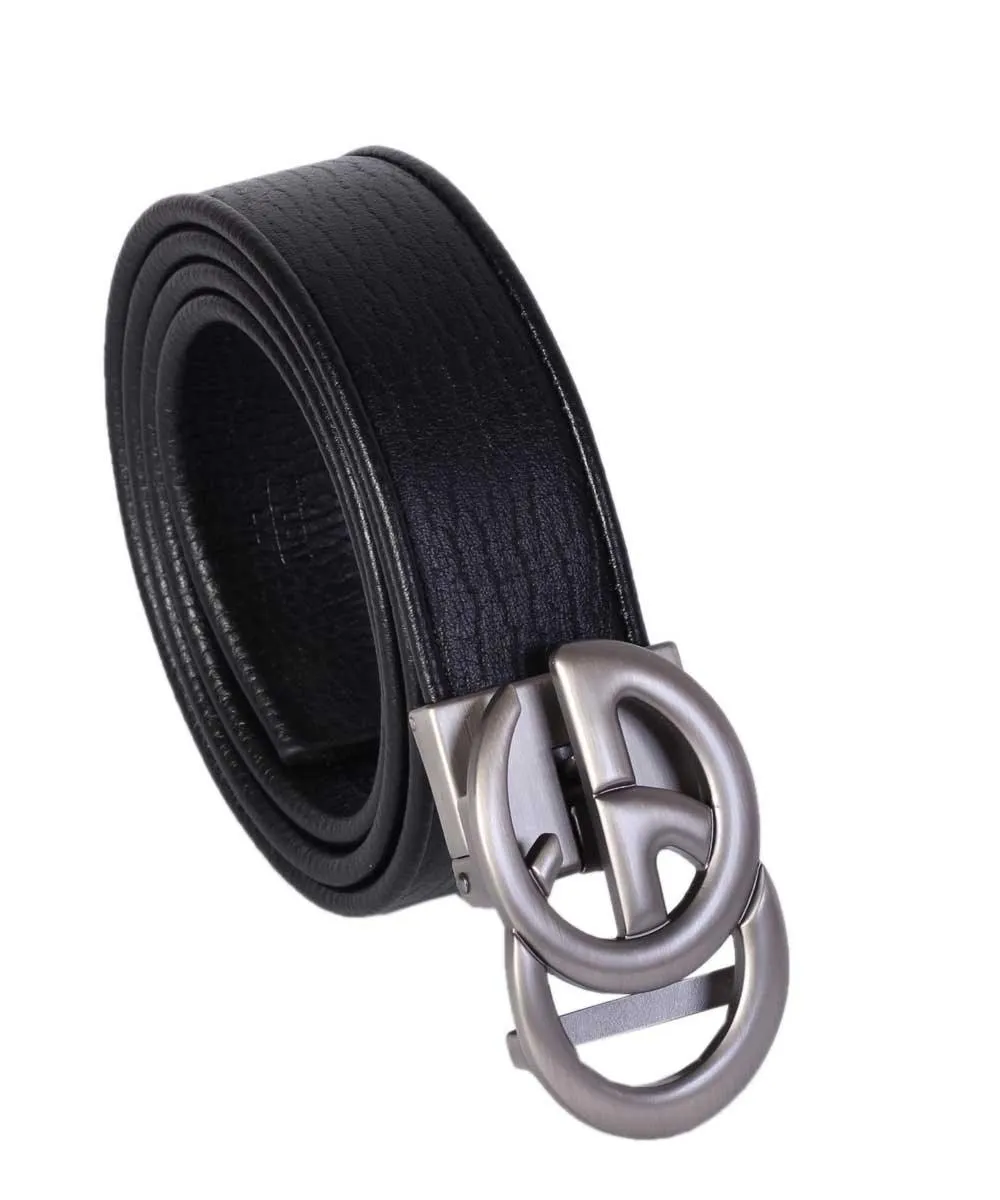 Champion Men black Leather Belt