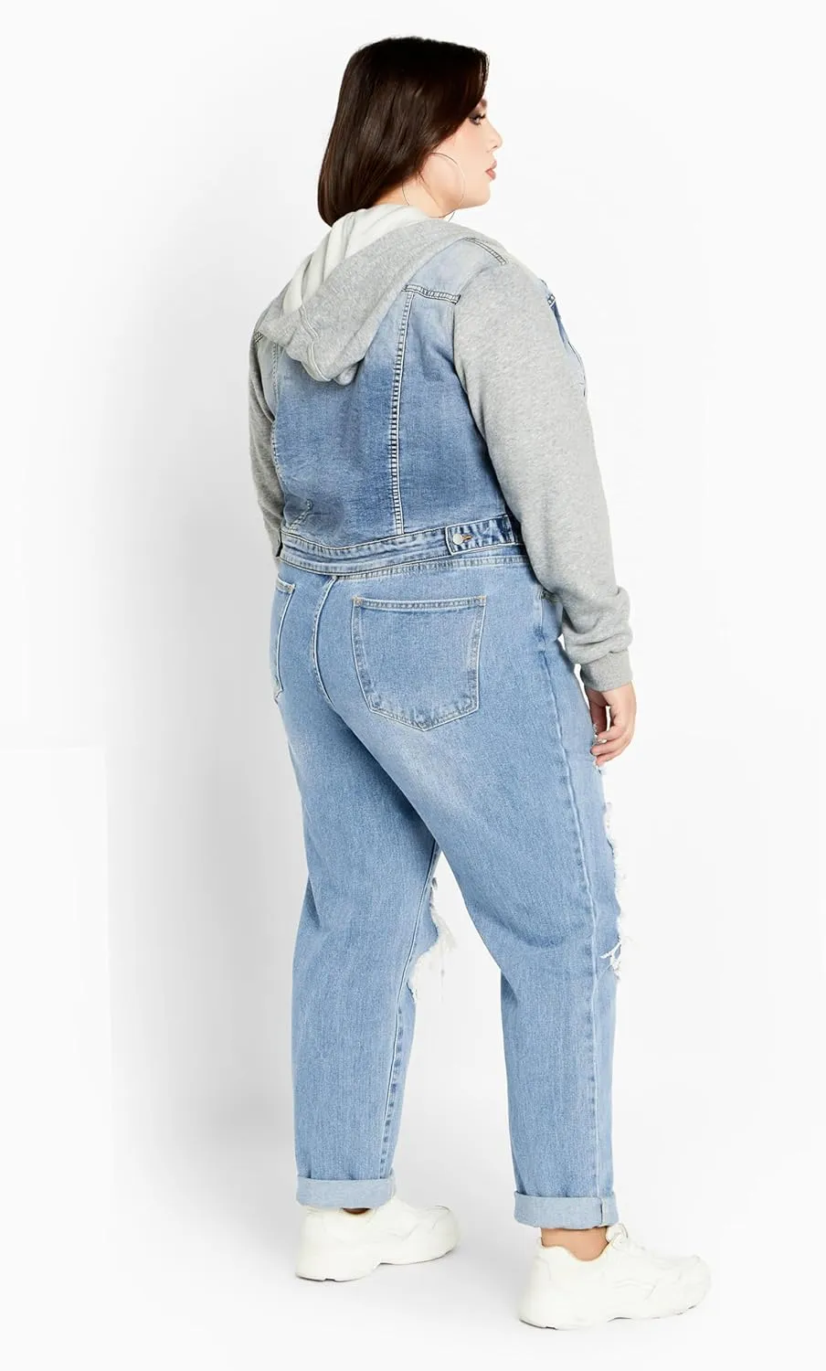 City Chic CCX Women's Plus Size Jacket - Denim Street