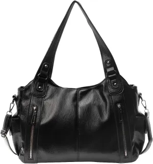 Conceal Carry Purses for Women Concealed Carry Crossbody Bag Large Purses for Women Faux Leather Hobo Bags Vintage Tote Bag