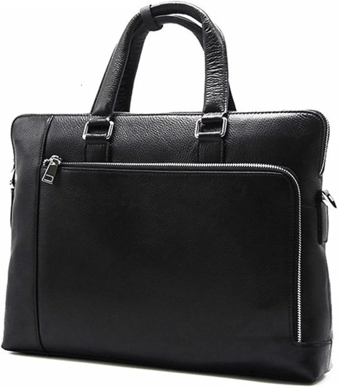 Crossbody Bag Men Men's Cowhide Briefcase Black Man Crossbody Real Leather Bags For Male Business Shoulder Handbags
