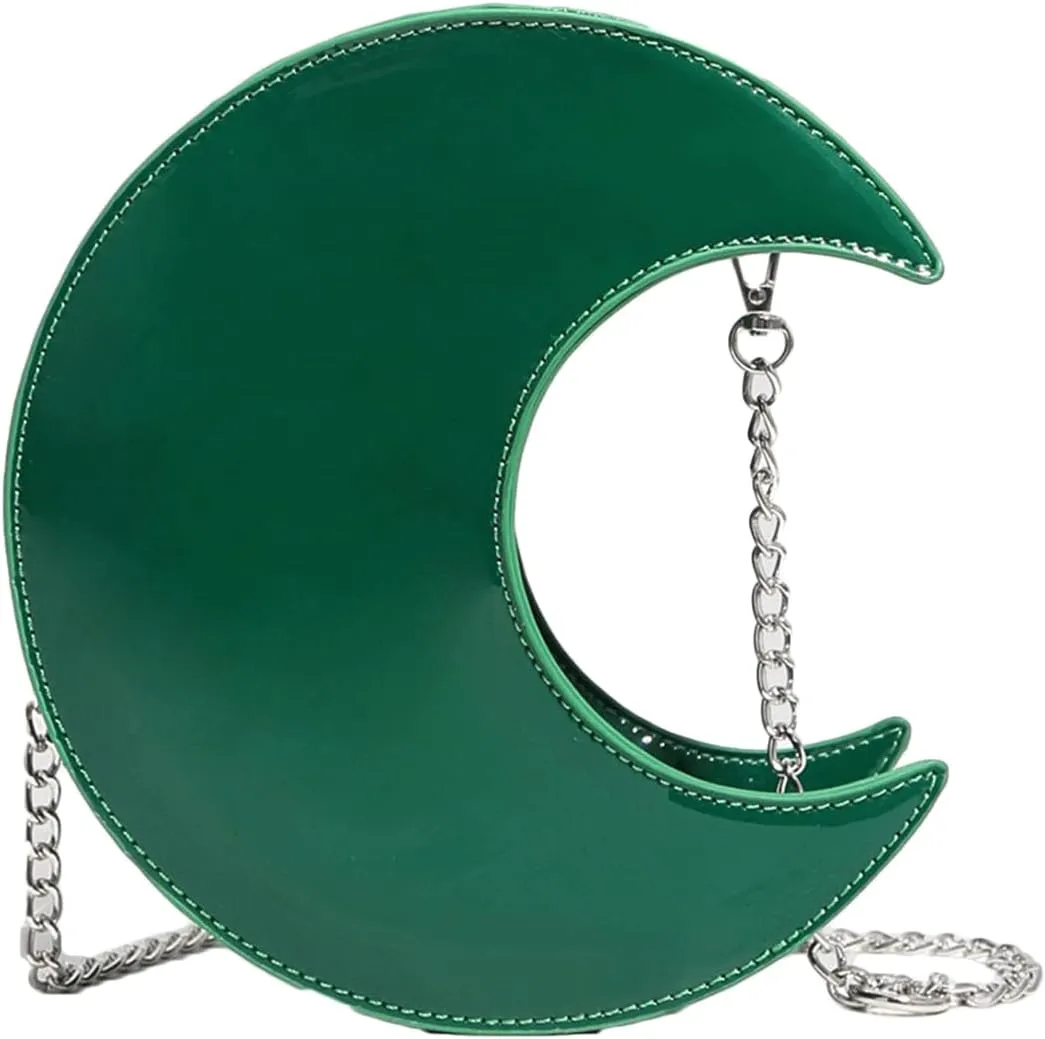 Cute Purse Moon Mini Purses Going Out Y2K Leather Shoulder Bag Everyday Vintage Handbag Aesthetic Purses