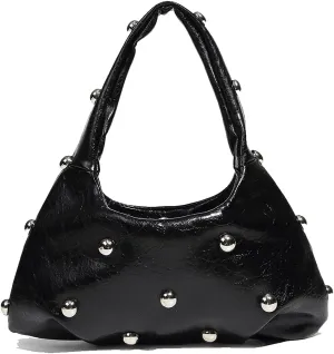 Cute Purse Studded Mini Purses Going Out Y2K Leather Shoulder Bag Everyday Vintage Handbag Aesthetic Purses