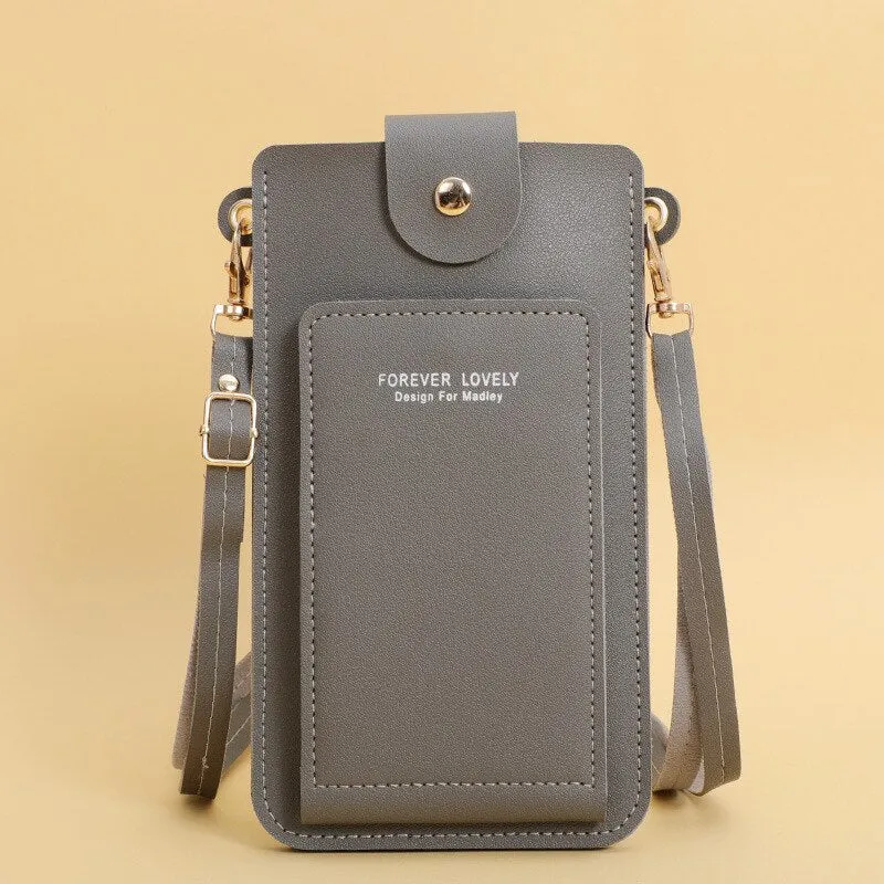 deanwangkt - Fashion Multifunction Touch Screen Mini Shoulder Bag Woman Daily Clutch Bolsas Women's Crossbody Bag Wallet Handbag Purse