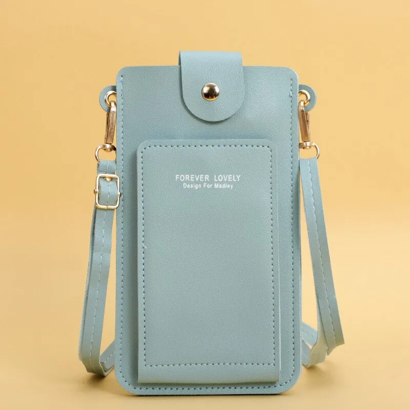 deanwangkt - Fashion Multifunction Touch Screen Mini Shoulder Bag Woman Daily Clutch Bolsas Women's Crossbody Bag Wallet Handbag Purse