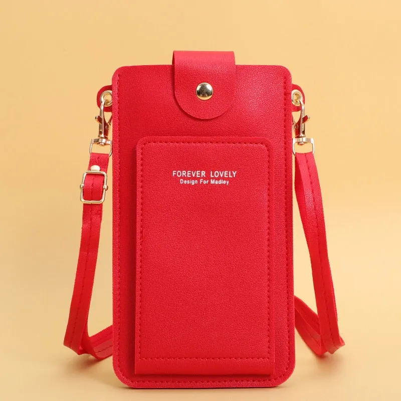 deanwangkt - Fashion Multifunction Touch Screen Mini Shoulder Bag Woman Daily Clutch Bolsas Women's Crossbody Bag Wallet Handbag Purse