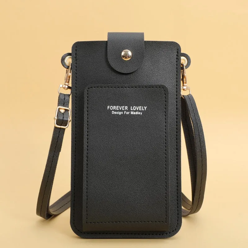 deanwangkt - Fashion Multifunction Touch Screen Mini Shoulder Bag Woman Daily Clutch Bolsas Women's Crossbody Bag Wallet Handbag Purse