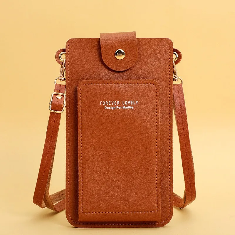 deanwangkt - Fashion Multifunction Touch Screen Mini Shoulder Bag Woman Daily Clutch Bolsas Women's Crossbody Bag Wallet Handbag Purse