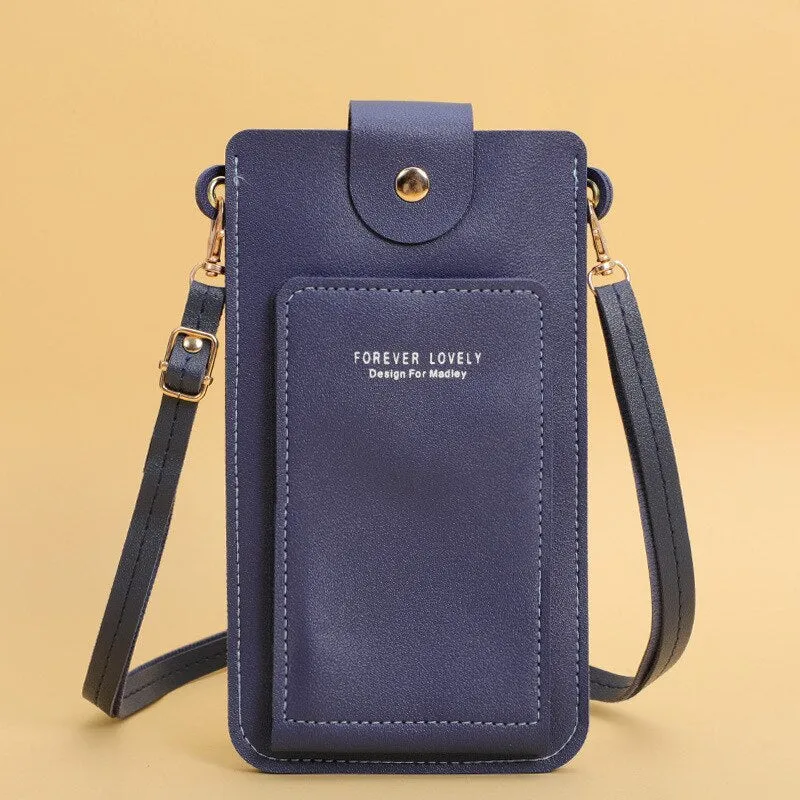 deanwangkt - Fashion Multifunction Touch Screen Mini Shoulder Bag Woman Daily Clutch Bolsas Women's Crossbody Bag Wallet Handbag Purse